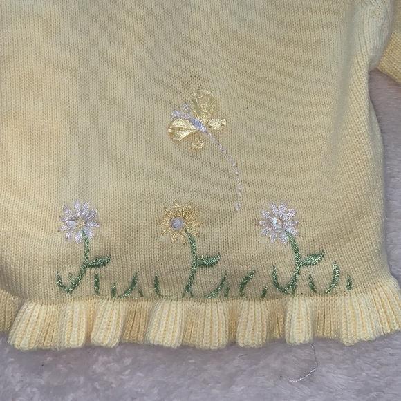 Sophie Rose Yellow Sweater Shrug Cardigan 4T EUC - Picture 7 of 13